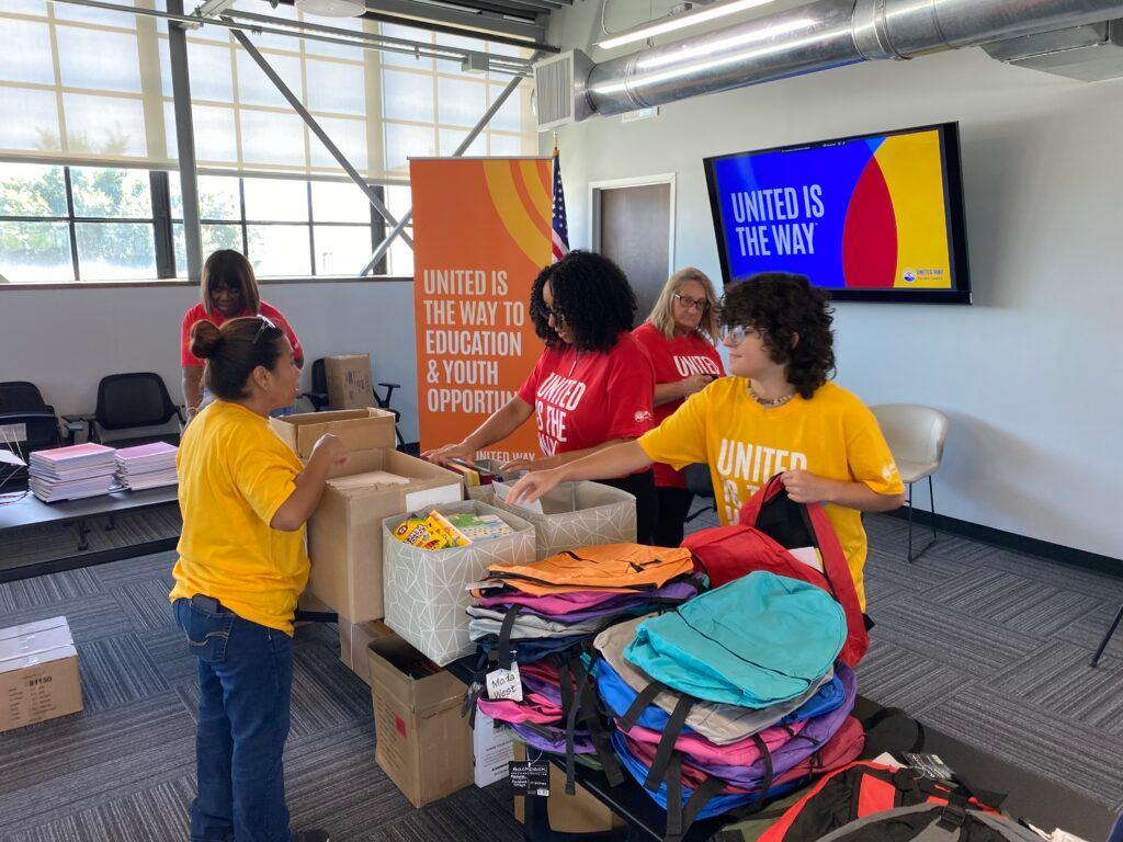 GXA sponsors backpack drive